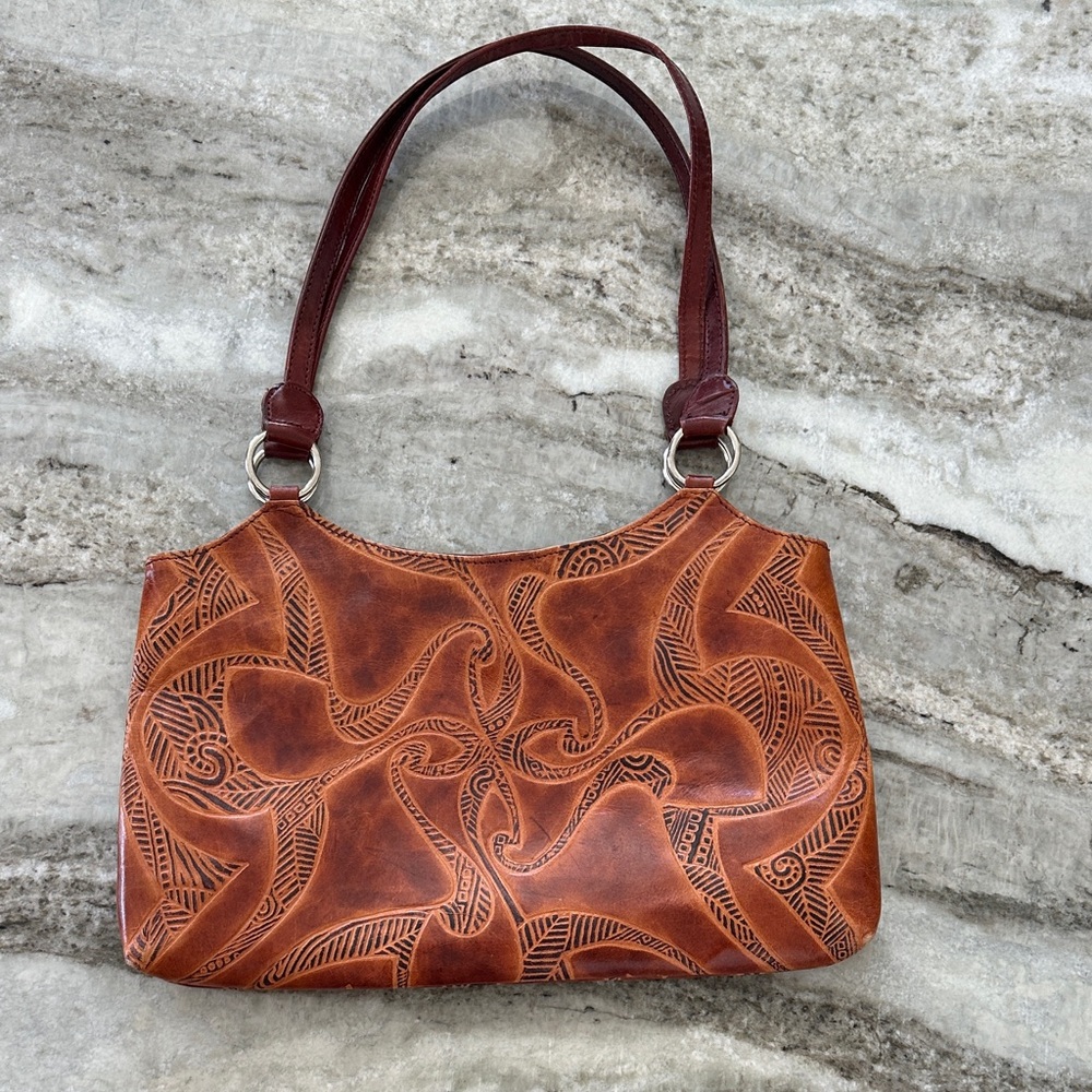 Express Tan Artistic Shoulder Bag